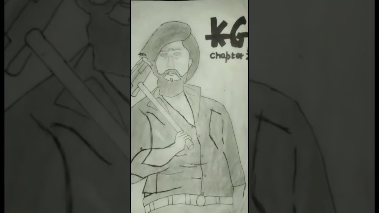 KGF CHAPTER 2 drawing #Yash #shortsviral