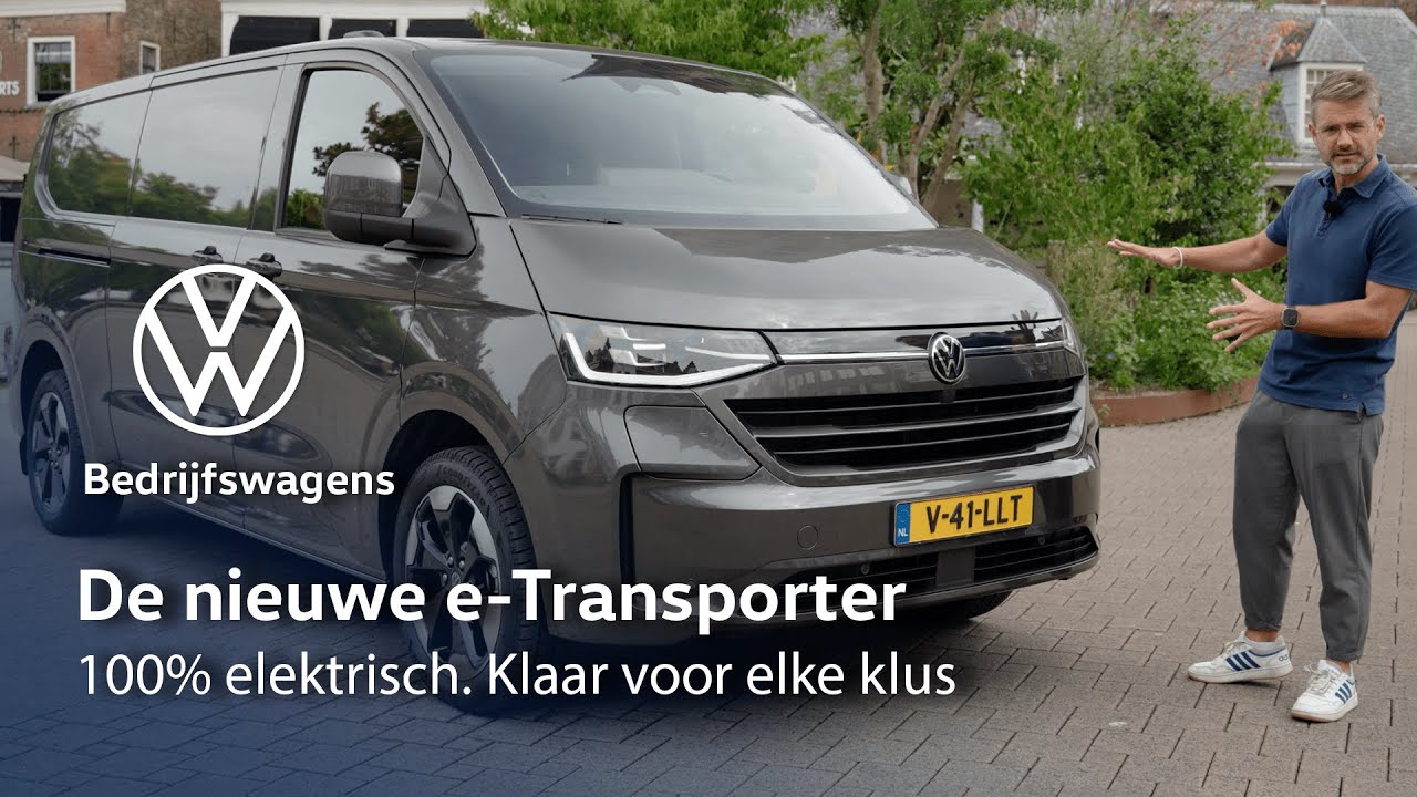 Dit is de nieuwe e-Transporter! 100% elektrisch. Klaar voor elke klus | Volkswagen Bedrijfswagens