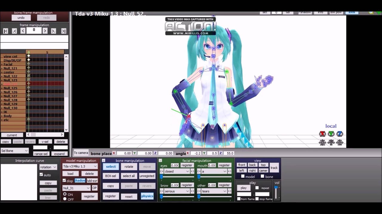 Como hacer una animacion en el MMD