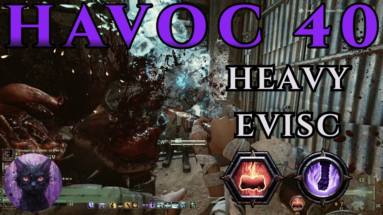 Zealot - Eviscerator Mk XV & Bolt Pistol | Havoc 40 | Relay Station | Darktide