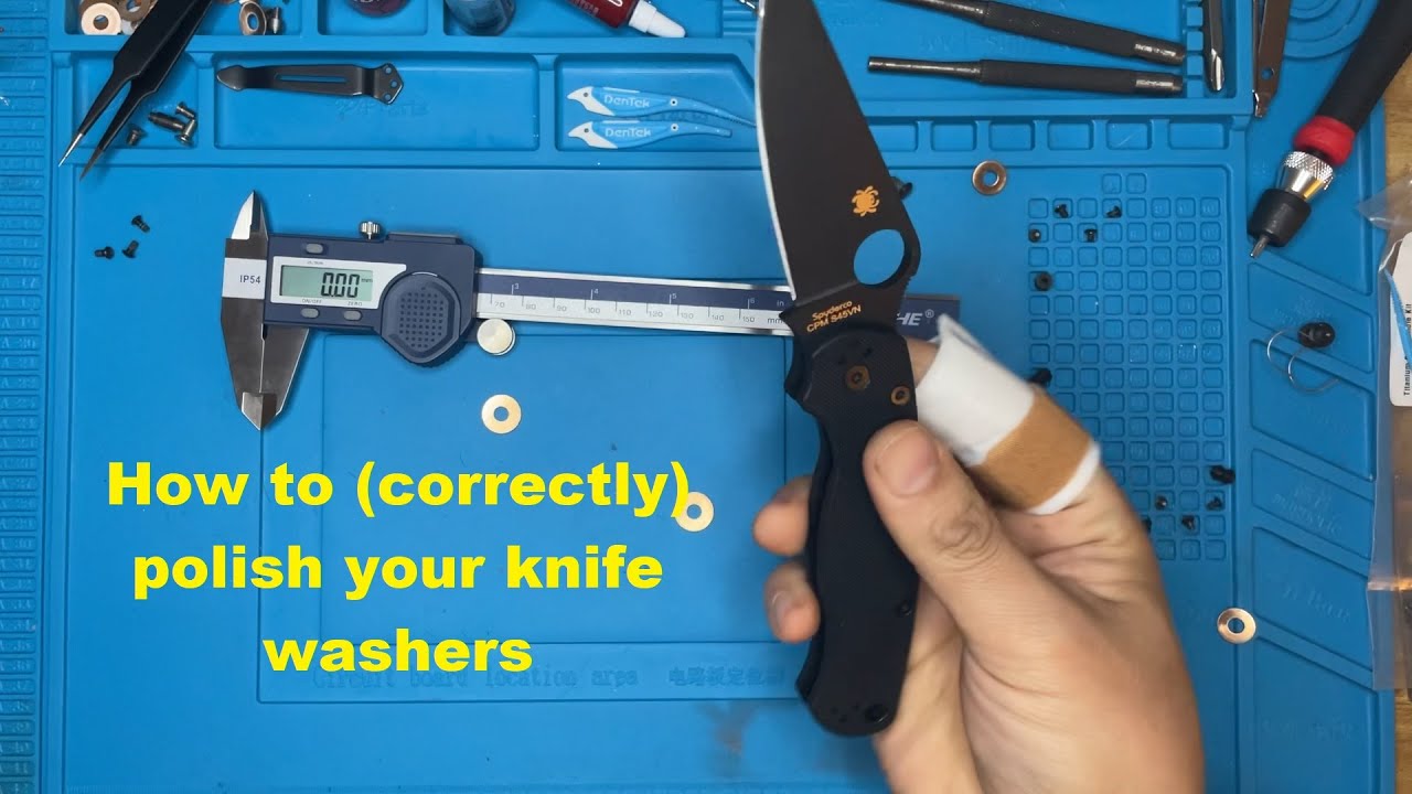 The best way to polish your knife washers