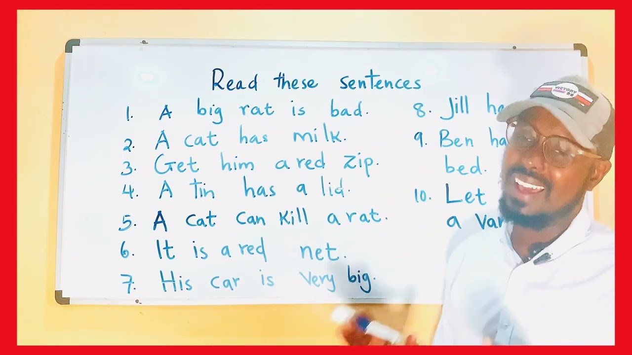 Casharki 6aad luuqadda English ka/Sound and Read 