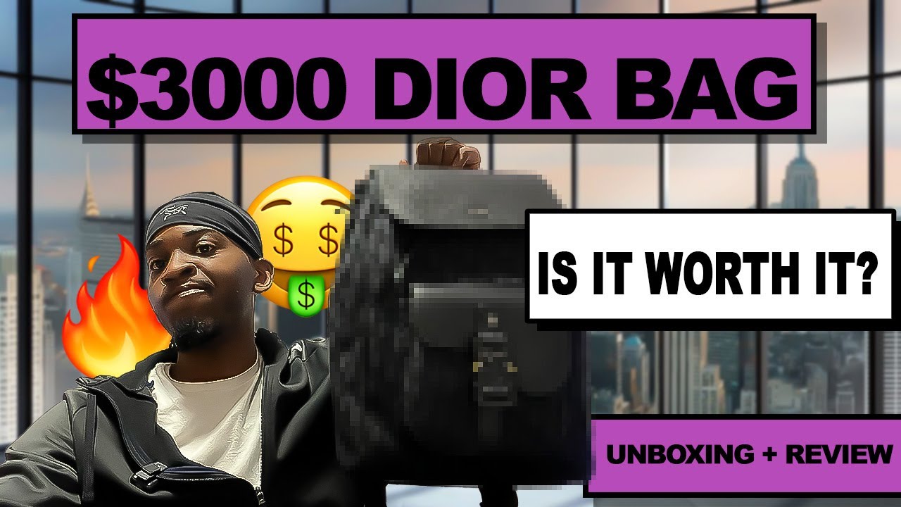 I Spent $3000 on a Dior Backpack! Is it Worth it? (Unboxing & Review)
