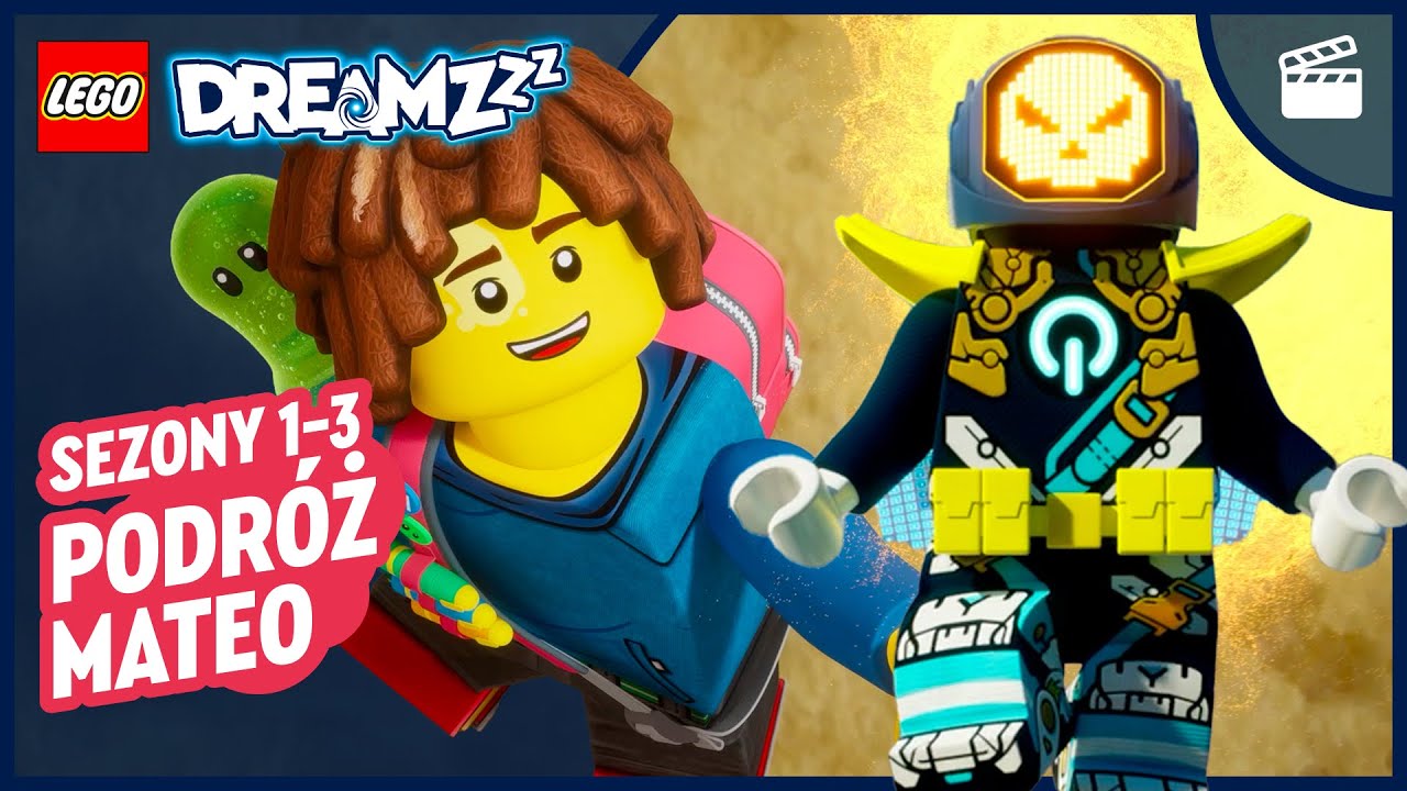 Podróż Mateo po tworzyśnieniu ✨ | Najlepsze momenty z sezonów 1–3 | Seria LEGO DREAMZzz