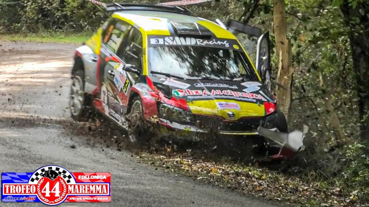 BIG CRASH AND SHOW!! 44° Rally Trofeo Maremma 2020.