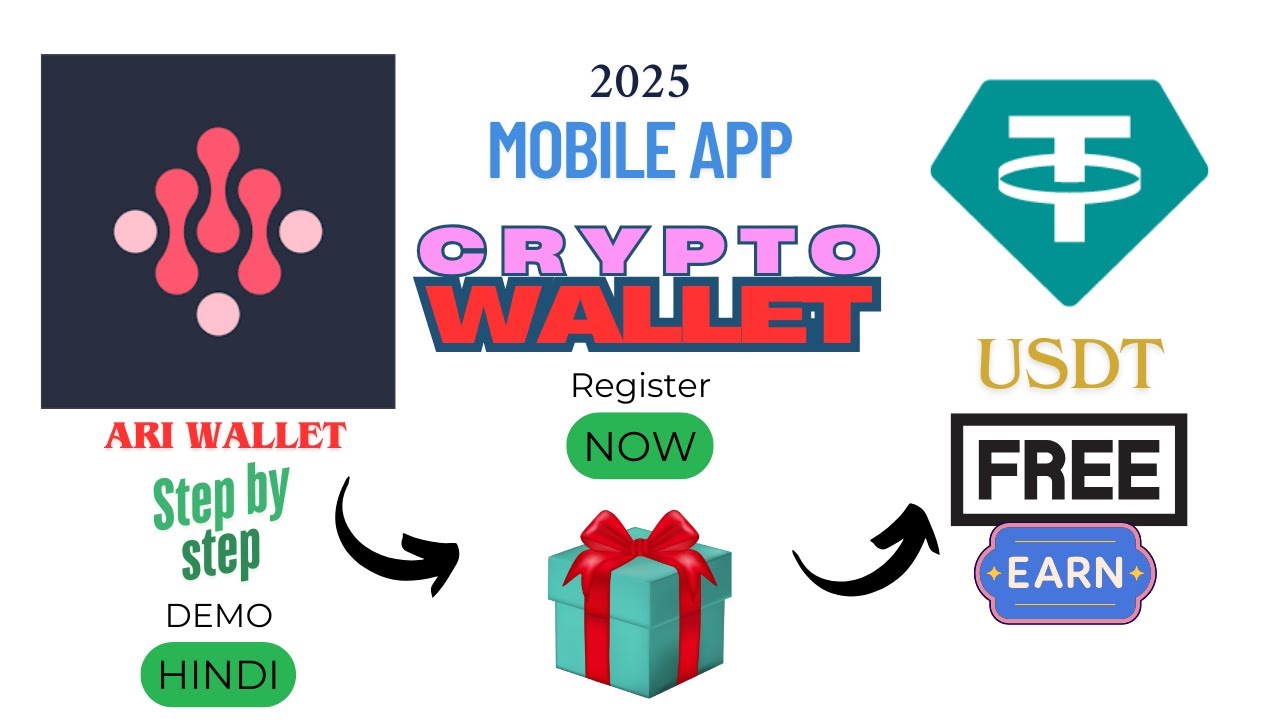 🔥 Get FREE USDT Daily in 2025! 🔥 | No Investment Airdrop Trick 💥 | Ari Wallet Full Guide & tutorial