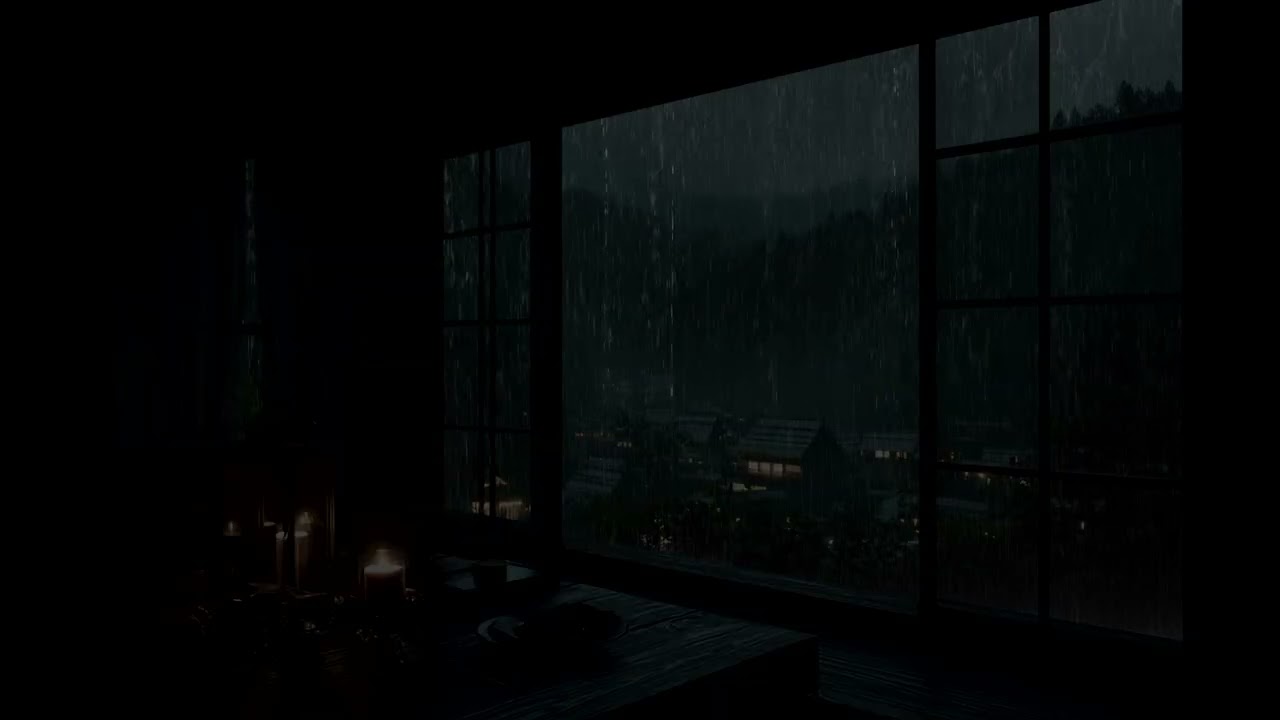 Relaxing Whispering Rain Sounds for Sleep & Focus | Soothing Rainfall for Stress Relief