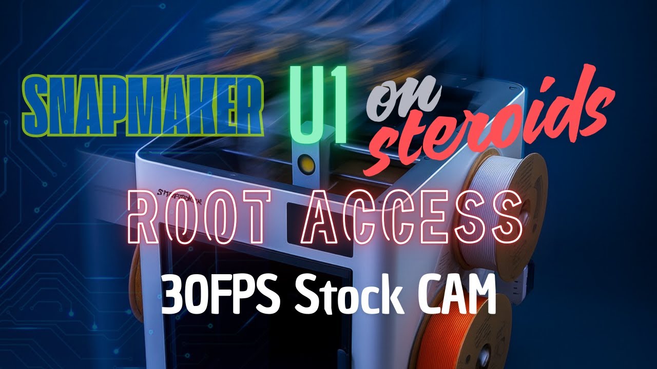 Обновление Snapmaker U1 BEAST MODE: доступ по SSH, WebRTC, камера 30 кадров в секунду и многое др...