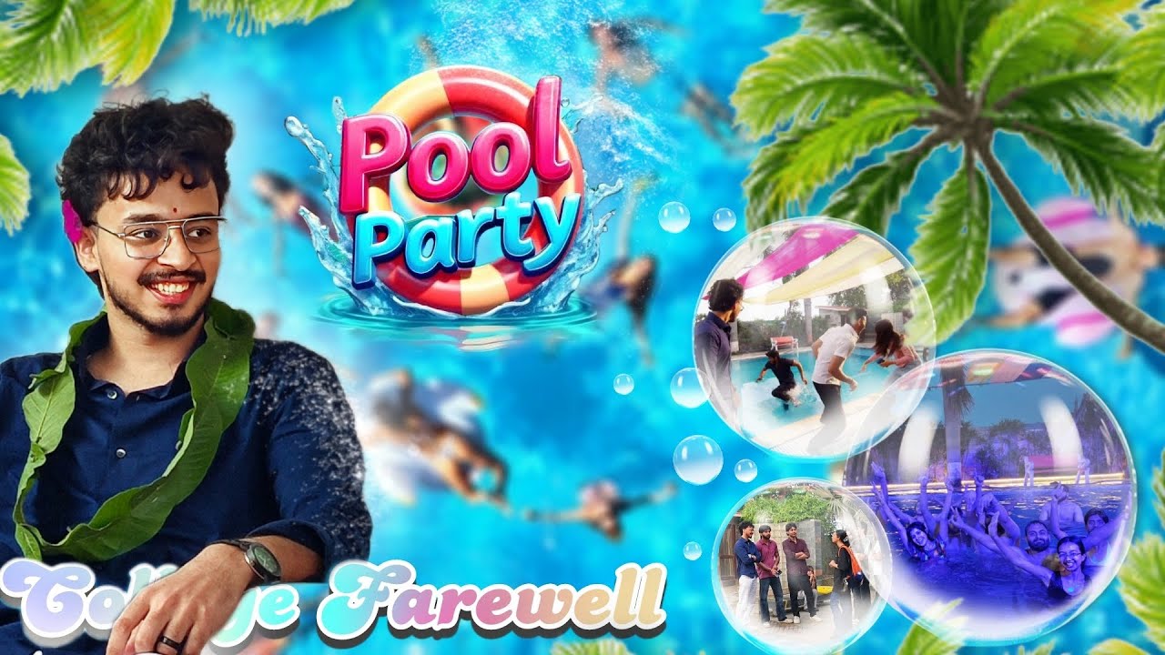 College Farewell / Pool Party🤽 | Unfiltered Fun, Ragging | NIT Jalandhar | Shiva Yadav Vlogs