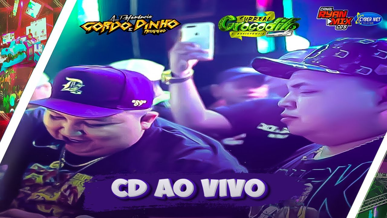 CD AO VIVO SURREAL CROCODILO NA BRAGA SHOW (MARCANTE) 19-03-2023 DJS GORDO & DINHO PRESSÃO