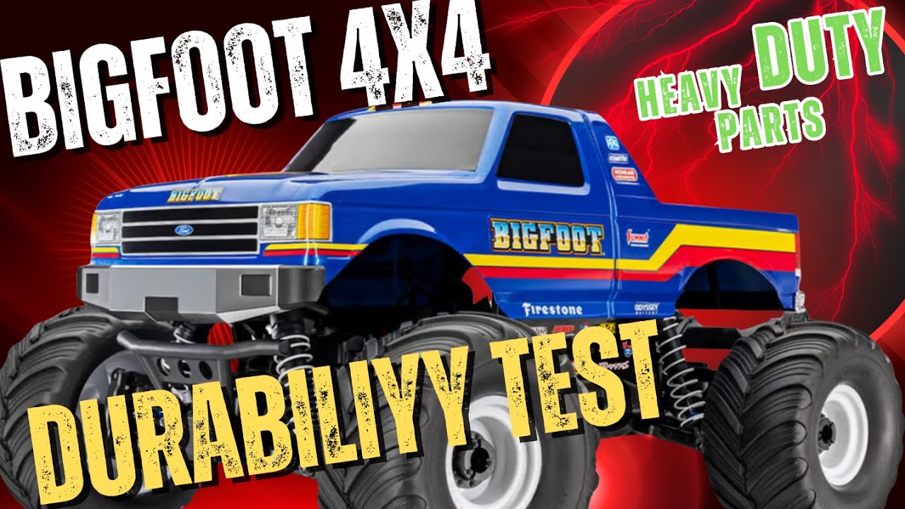 Traxxas BIGFOOT 4X4 Durability Test - Part 1