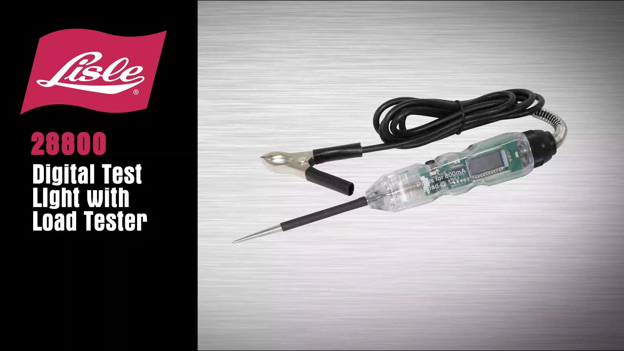 Lisle 28800 Digital Test Light with Load Tester