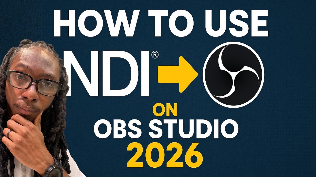 Как настроить NDI (DistroAV) в OBS Studio на Windows Server 2026.