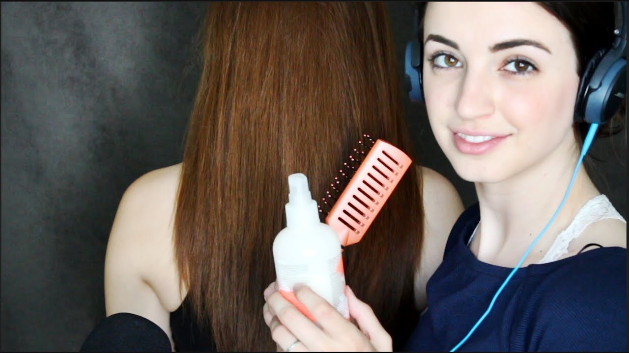 [ASMR] Wet to Dry - Relaxing Hair Brushing, Blowdrying, Straightening