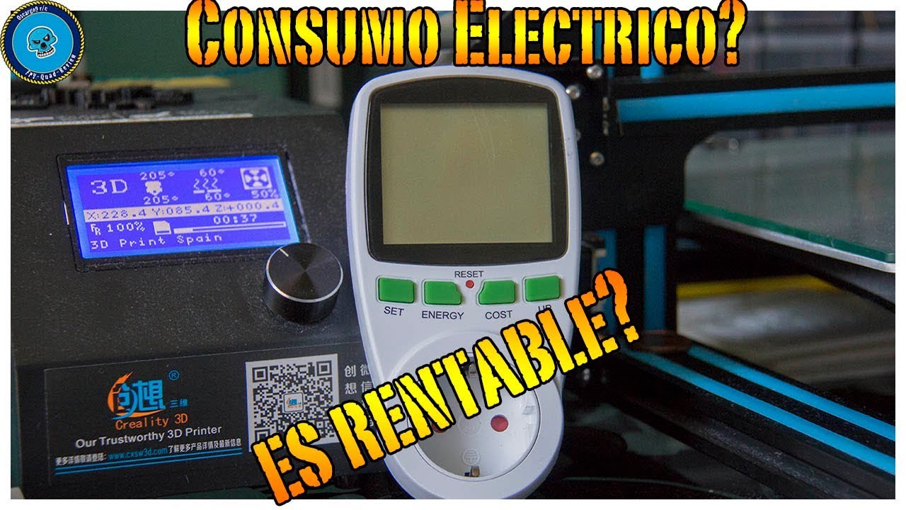 💥 Impresion 3D Consumo ELECTRICO de una IMPRESORA 💥