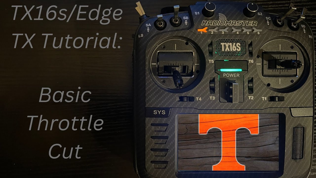 Radiomaster TX16s/Edge Tx: Throttle Cut (базовый с мгновенным управлением)