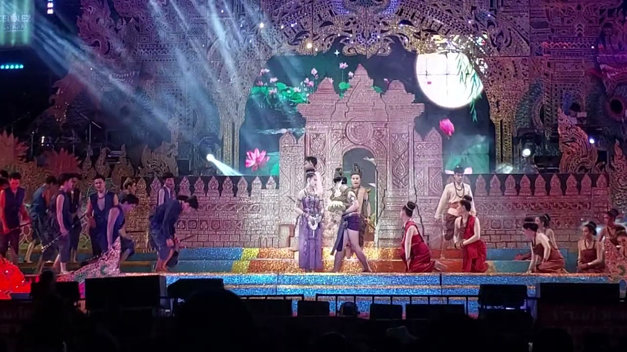 ฉากแรก ของหมอลำเสียงวิหค #หมอลำ #เสียงวิหคนกพงศกร #นกพงศกร #อลังการ 