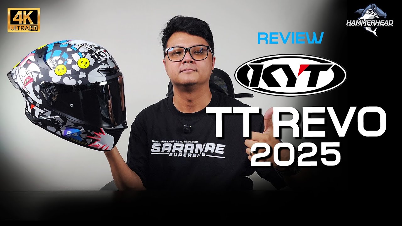 มาละโว้ยยย KYT TT REVO หมวกกันน๊อครุ่นใหม่ 2025