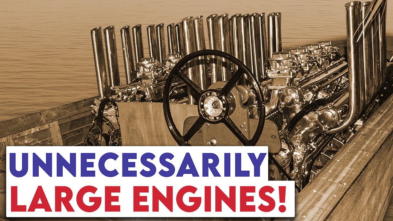 17 American Vintage Boats with Incredibly Large Engines!
