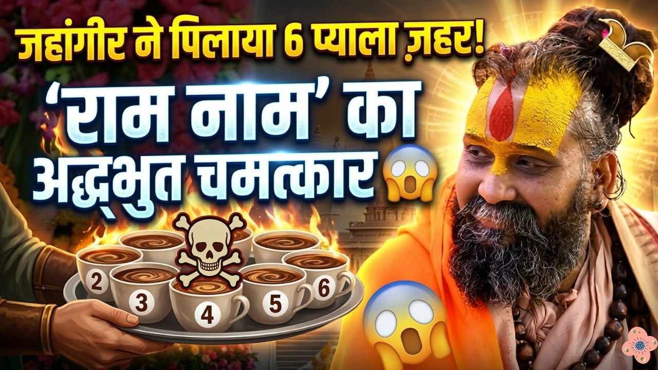 जब जहांगीर ने हिंदू संत को पिलाया 6 प्याला जहर! राम नाम का अद्भुत चमत्कार 😱 |Rajendra Das Ji Maharaj