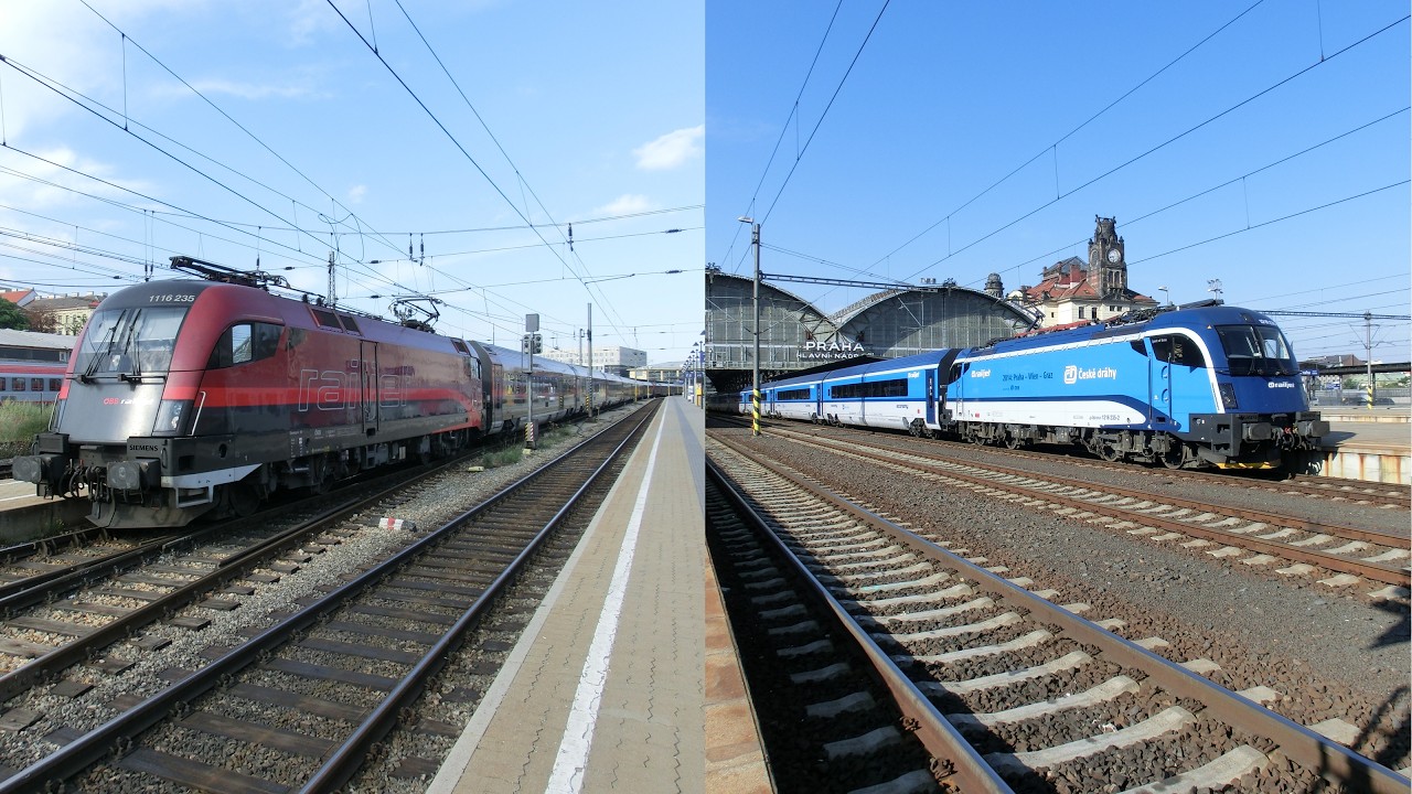 ÖBB & ČD Railjet