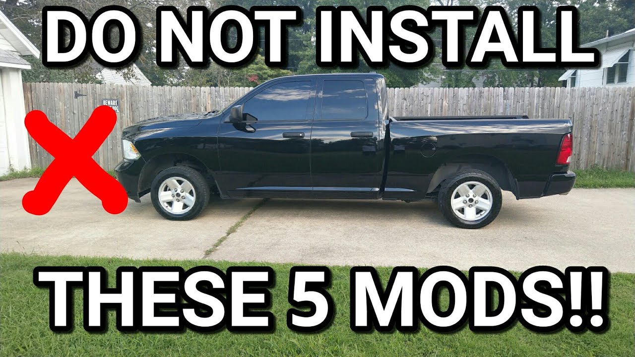 5 WORST peformance MODS for your HEMI RAM!!