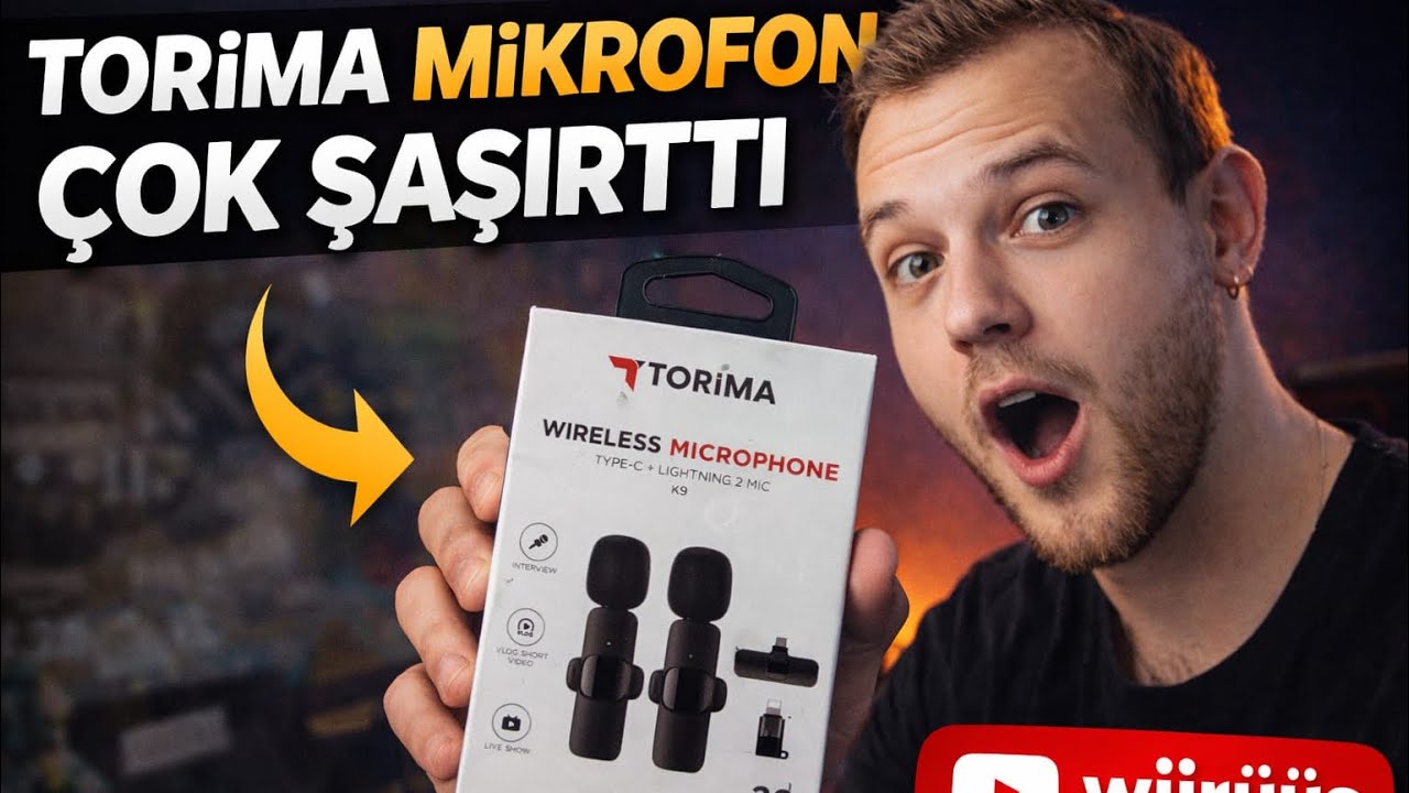 TORİMA k9 MİKROFON PİŞMAN ETMEZ