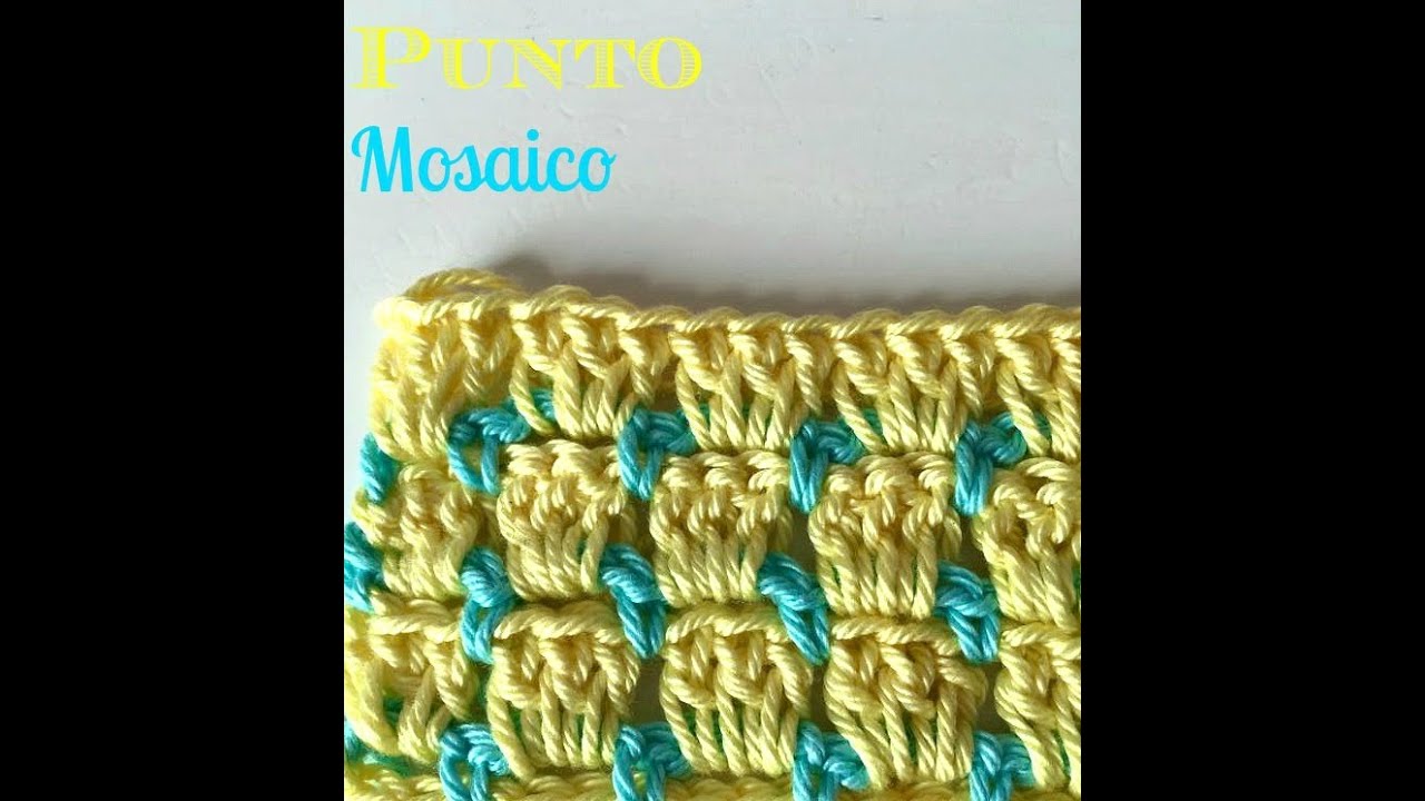 PUNTO MOSAICO A CROCHET