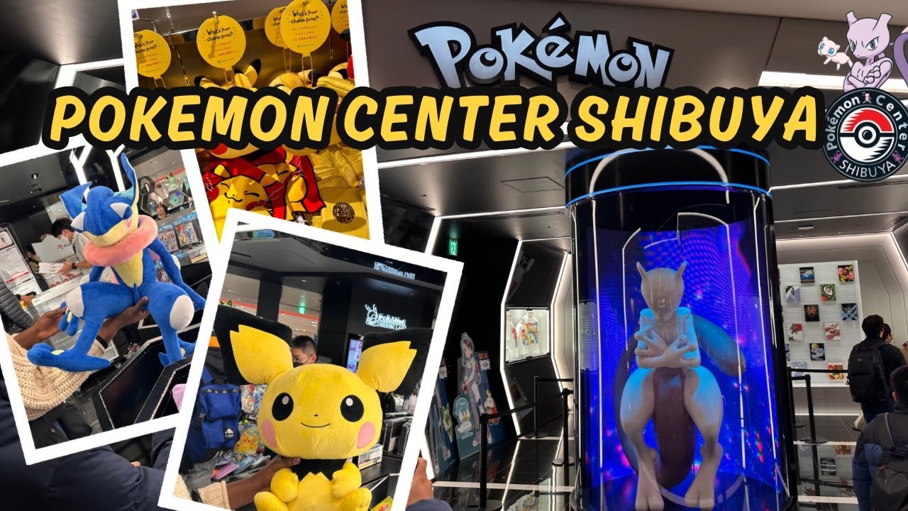 Pokemon Center Shibuya | Virtual tour | Tokyo Pokemon Center 2024 [4K]