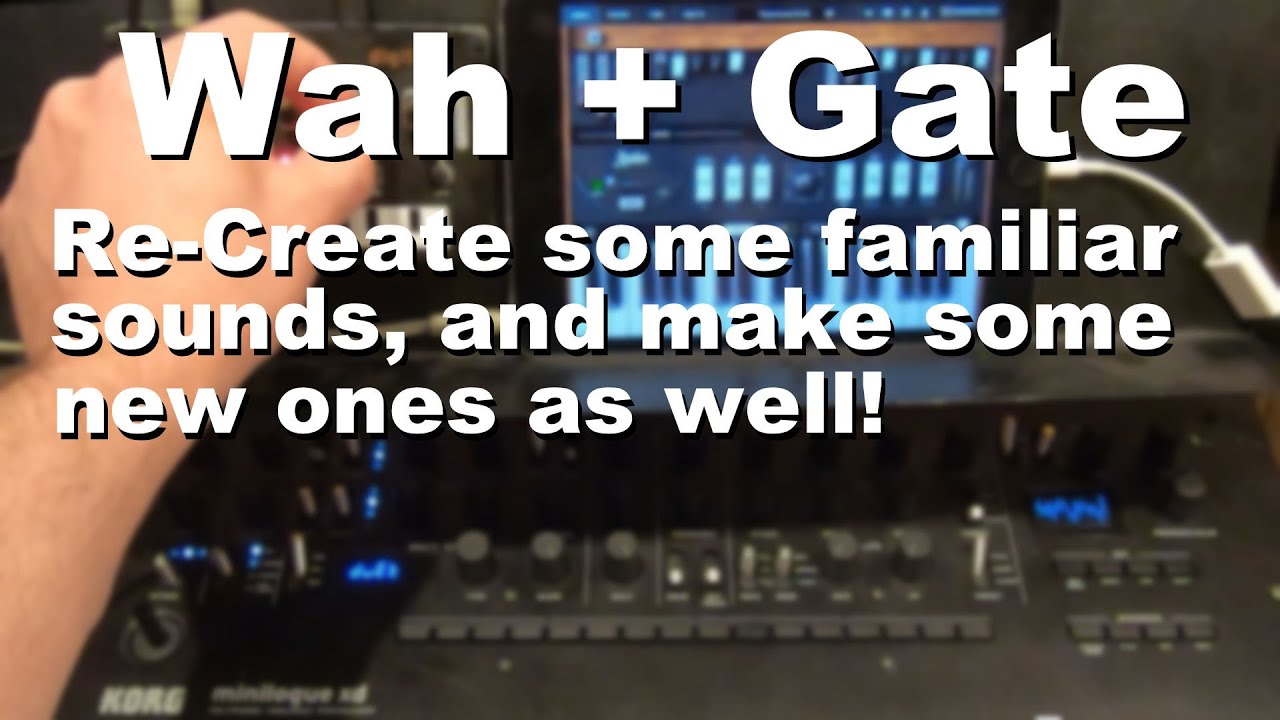 Wah wah + Gate - A new user MOD effect for your loguesdk synthesizers...