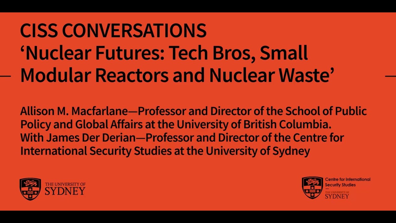 Nuclear Futures: Tech Bros, Small Modular Reactors and Nuclear Waste