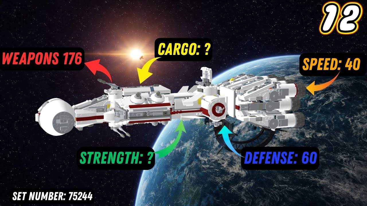 The First Cruiser Rated! How Powerful is the Tantive IV from set number 75244?