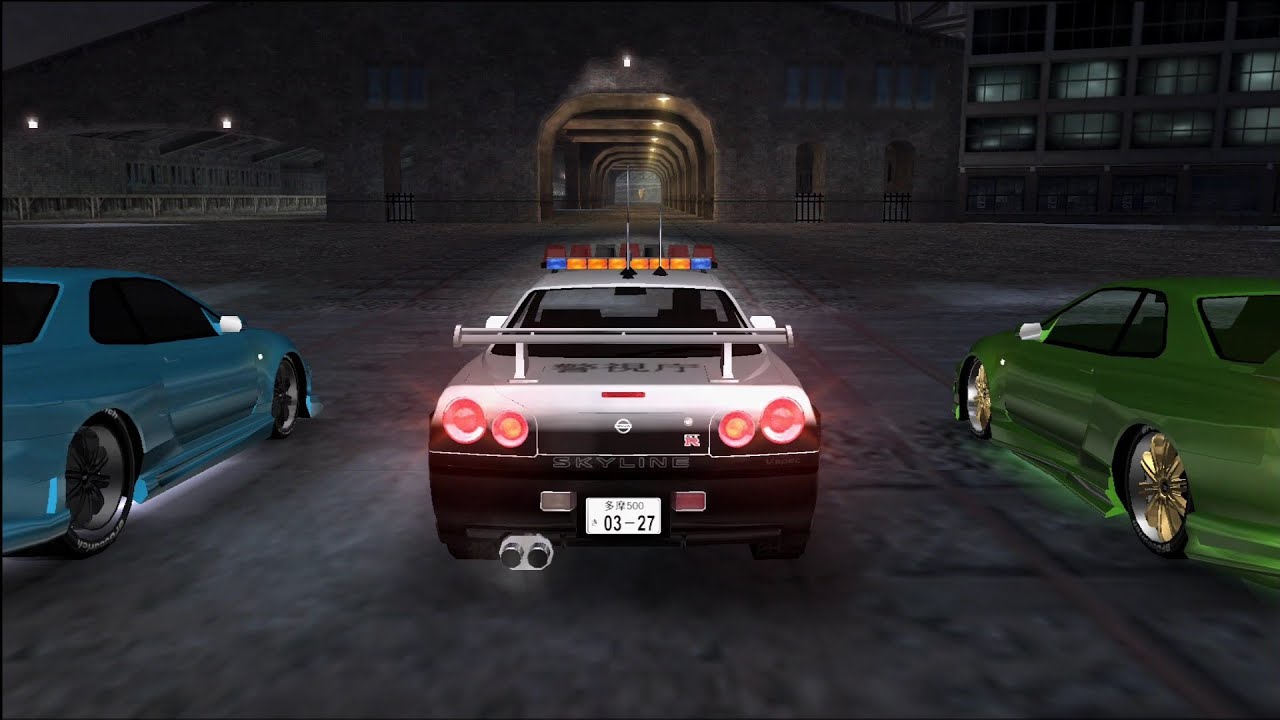 MIDNIGHT CLUB 3 GAMEPLAY FULL HD 1080p [PCSX2] TOKYO COP X SKYLINE