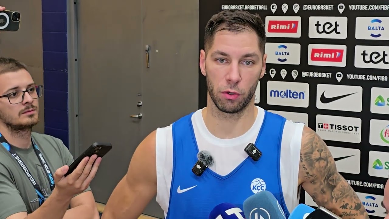 Trening i Stefan Jović pred Finsku