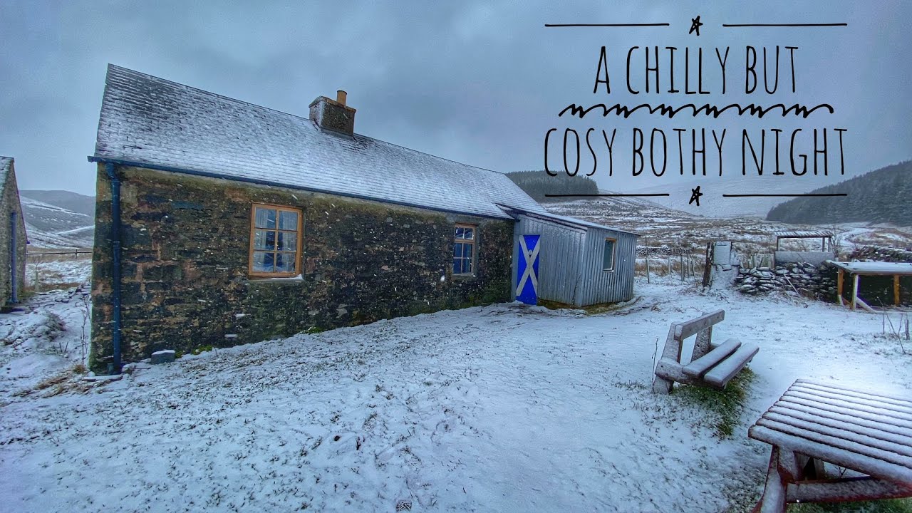 A COSY SCOTTISH BOTHY ON A FREEZING NIGHT