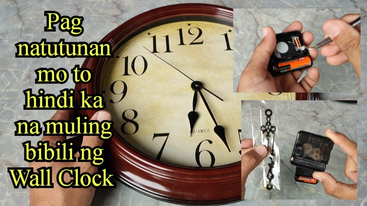 Paano mag repair ng sirang wall clock 