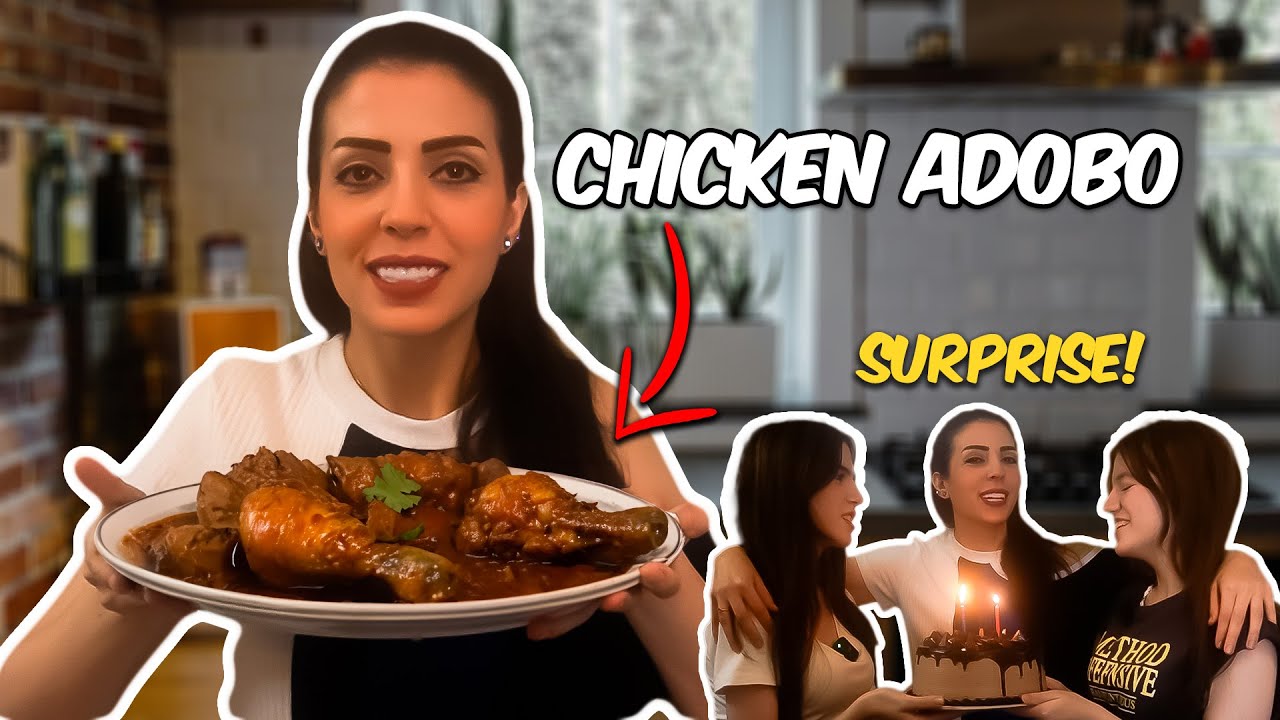 Готовим филиппинскую курицу адобо в первый раз + сюрприз 🇵🇭 🎁 Готовим филиппинскую курицу адобо в...
