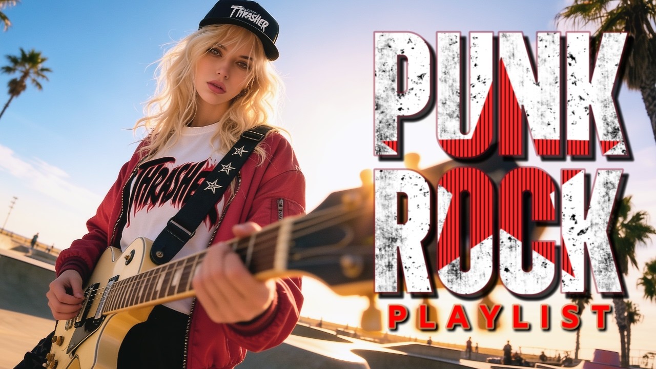 【Playlist】疾走感MAX⚡️FAST PUNK ROCKプレイリスト 🎸テンションUP🔥 / 洋楽 / 作業用BGM / Rock  / Workout / Drive /フリーBGM