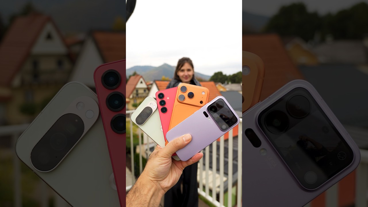 Xiaomi 17 Pro против iPhone 17 Pro против Galaxy S25 против Pixel 10 Pro #xiaomi #iphone #galaxy ...