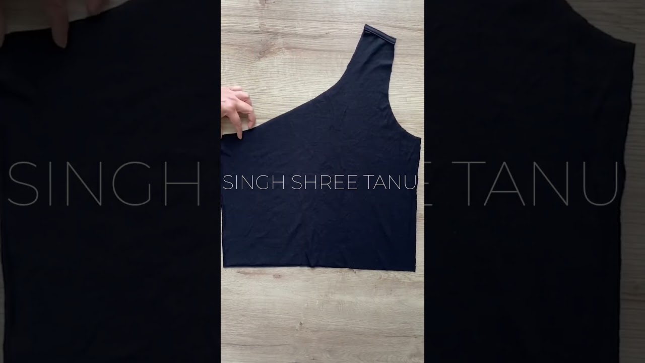 Sewing tips & tricks//how to make crop top at home //diy tranding top// how to used old t- shirt//