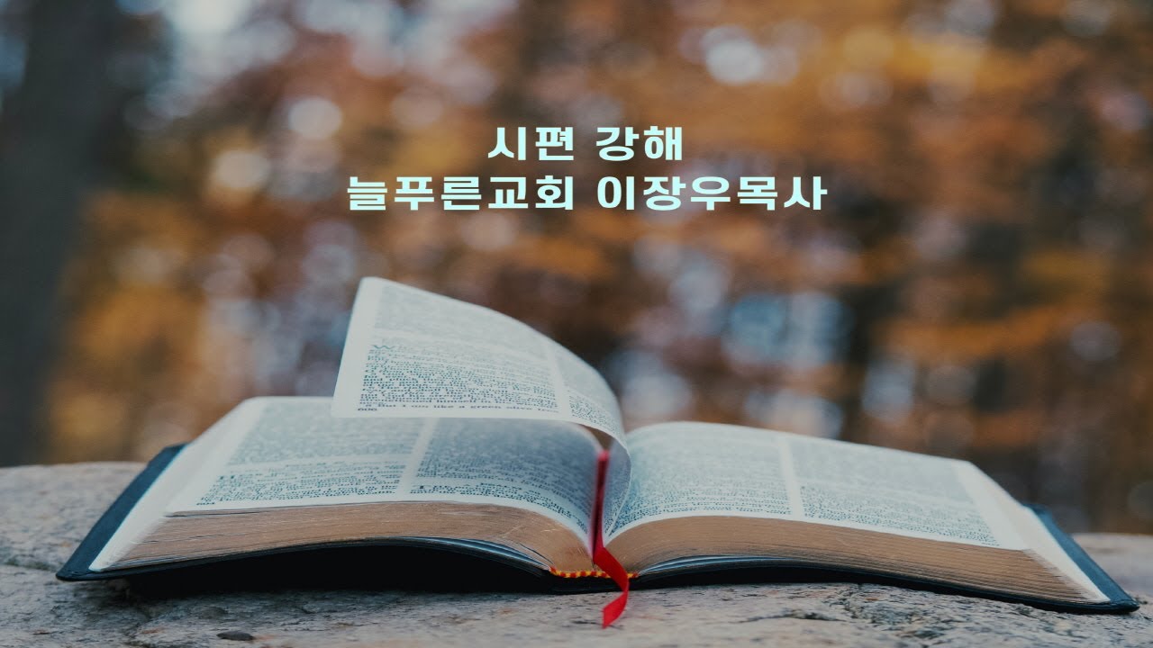 시편 102:1~28 나의 괴로운 날에 (늘푸른교회 이장우목사)