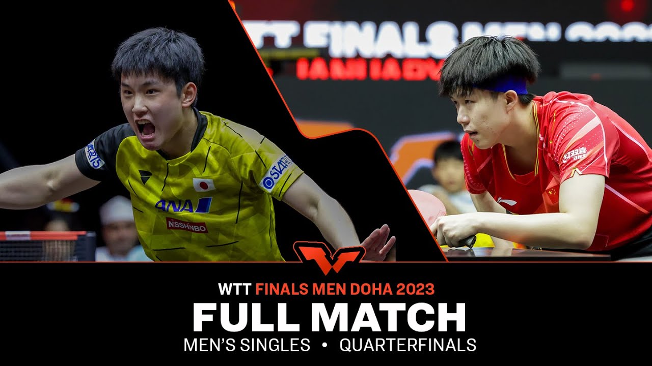 FULL MATCH | WANG Chuqin vs Tomokazu HARIMOTO | MS QF | #WTTDoha 2023