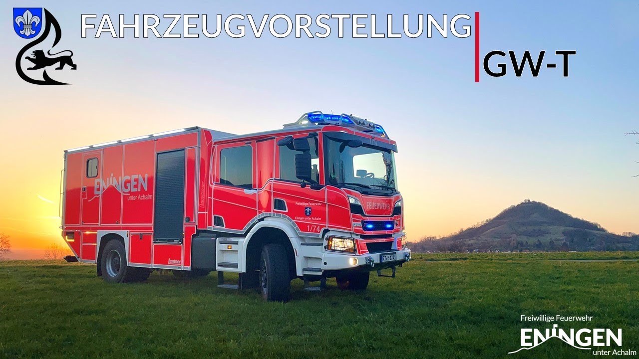 Fahrzeugvorstellung GW-T - Freiwillige Feuerwehr Eningen unter Achalm
