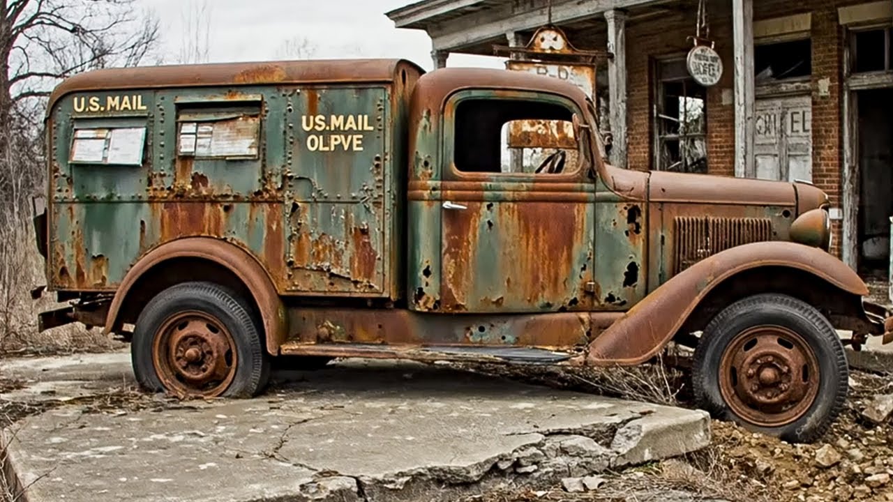 $90 Abandoned USPS Mail Truck Near Post Office - 20 Years lost | 1931 Ford Model AA Rust & Restore