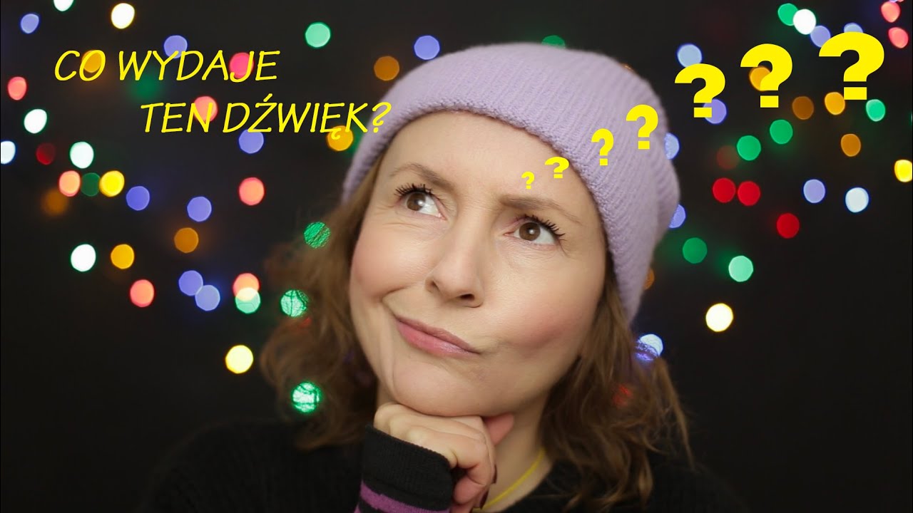 ASMR po polsku ZGADNIJ co to za dźwięk 🎧 13 sounds to guess 🎤