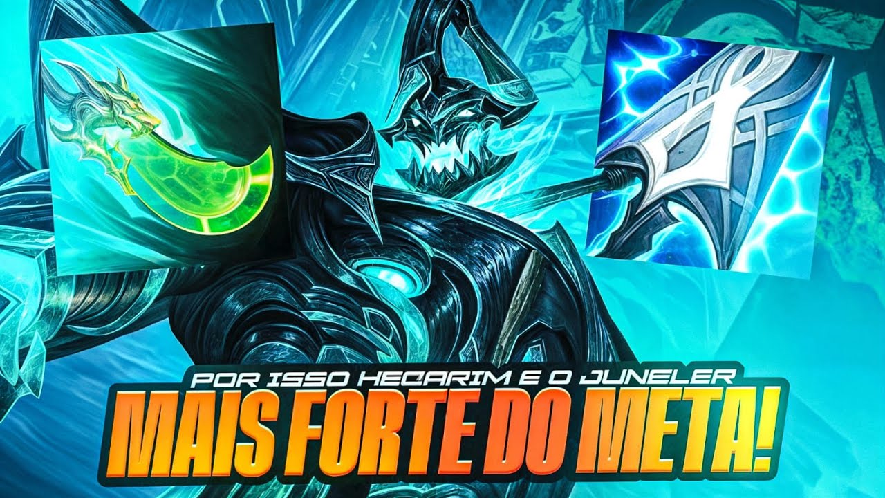 POR ISSO HECARIM É O MELHOR JUNGLE DO META!! - LoL Wild Rift
