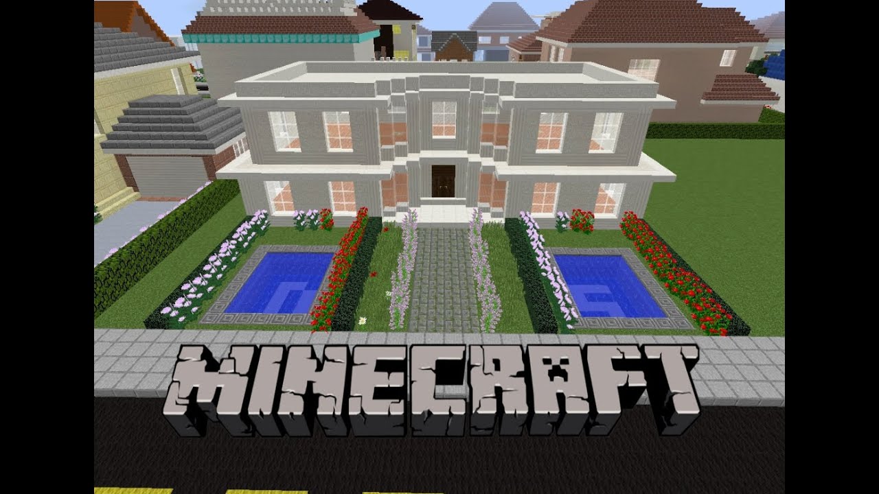 Minecraft: Havuzlu Villa Yapımı (Düşler Şehri)