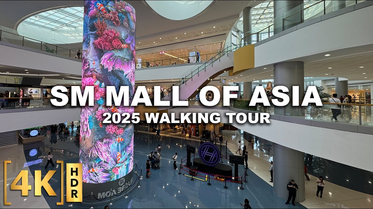 The 100% Complete Makeover of SM Mall of Asia! 2025 Full Walking Tour on All 4 Levels! | Philippines