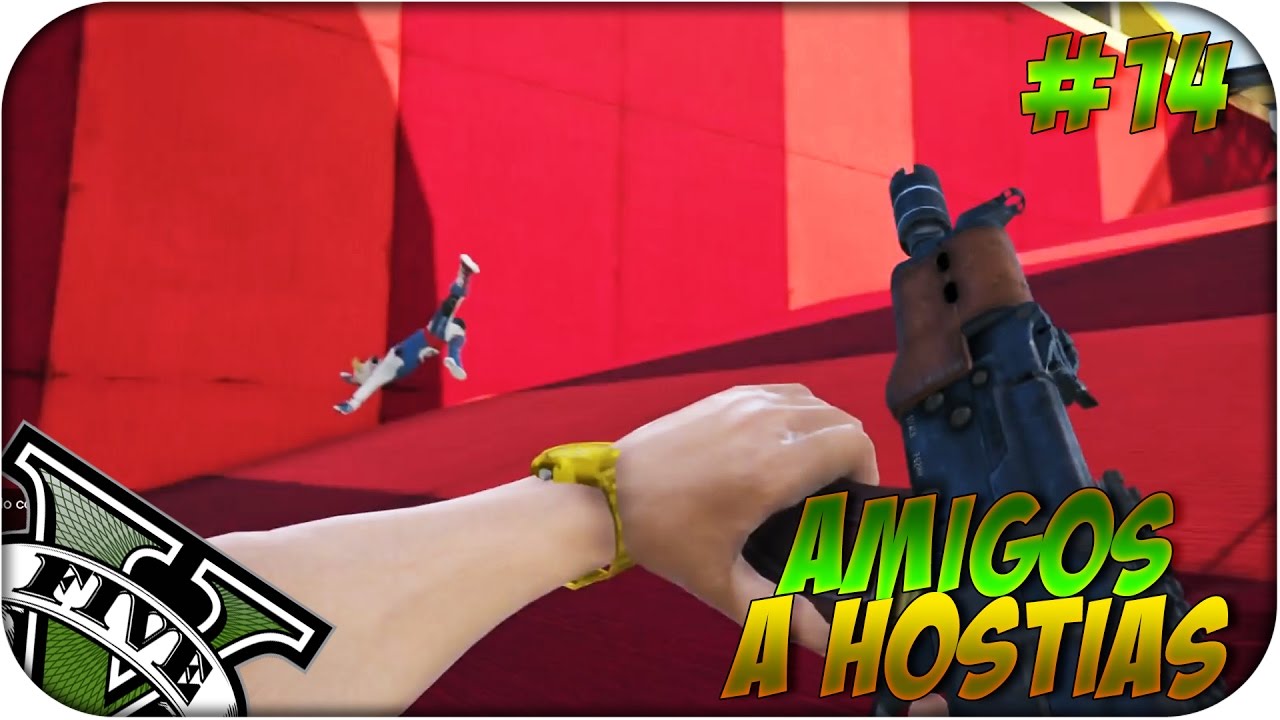 AMIGOS A HOSTIAS #14 | GTA V Online EN PRIMERA PERSONA | w/ Flow - Rubenillo17