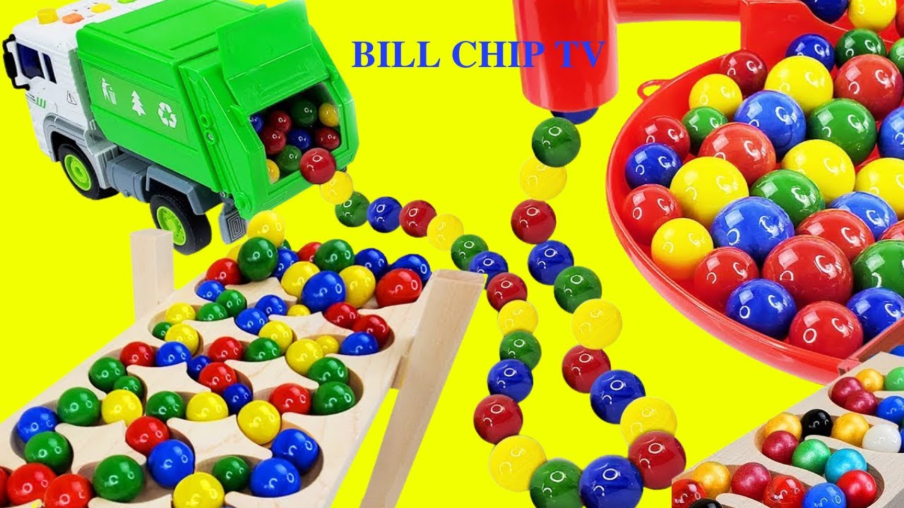 Cung đường bi lăn đẹp mắt Xe Ben Và xe Chở Rác 2021 | Bill Chip TV
